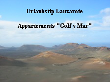 Urlaubstip Lanzarote





Appartements "Golf y Mar"